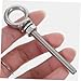 KOCKSHION Stainless Steel Long Eye Bolt with Nut and Washer Heavy Duty Lifting Ring Screw for Industrial and Home Use Screw for Secure Hanging and Load Bearing Applications