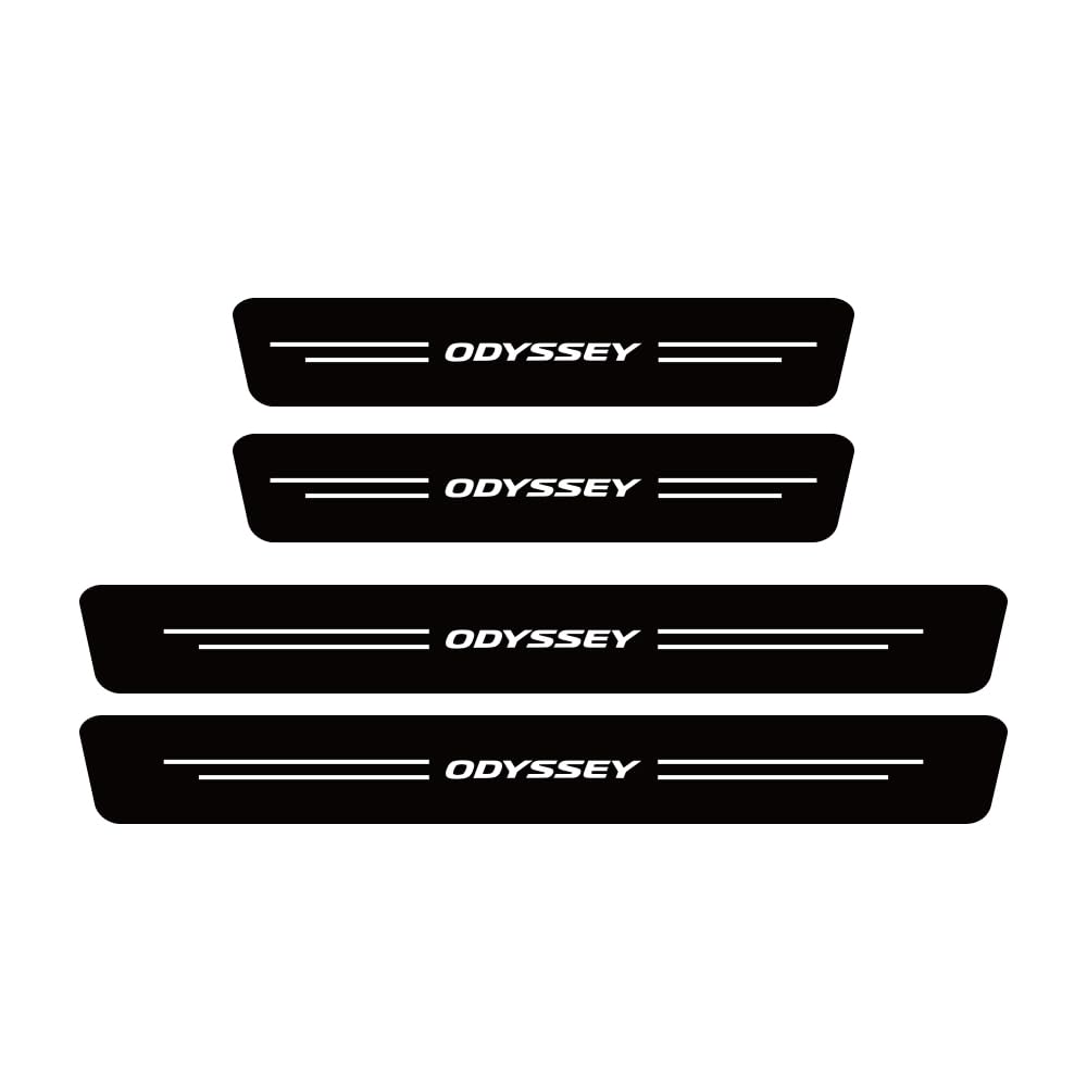 SDYAYFGE 4Pcs Kick Plates Car Door Sill Protector,for Odyssey