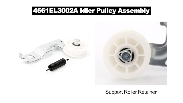 2 Confezioni Tamburo Asciugatrice Supporto Rullo Kit Per - Foto 3