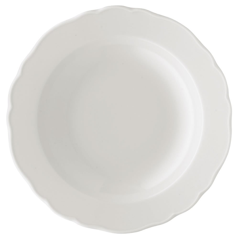 Hutschenreuther 02013-800001-10121 Maria Theresia 02013-800001-10121 - Juego de platos hondos (2 unidades, 21 cm), color blanco