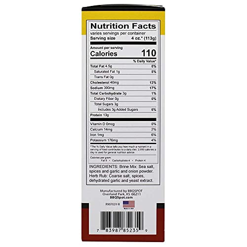 Turkey Brining Kit for Natural Flavor