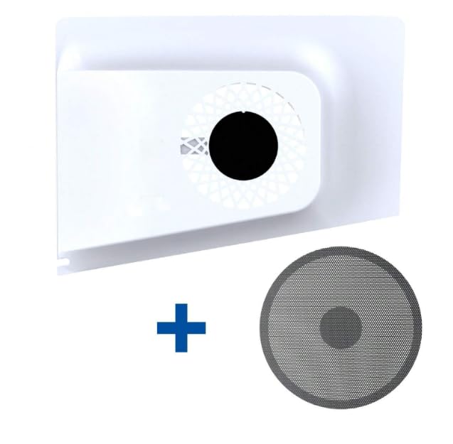 New World Faceplate with Cooling Went for PS5 Slim Console,Replacement Upper Faceplate with Heat Dissipation Holes for PS5 Slim Disc and Digital Edition with Anti Dust Fan Dust Filter Dust Proof Net Toy Review India (Iknoor World )