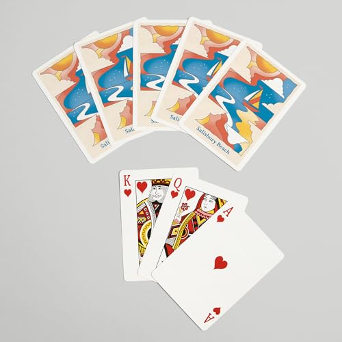 Baraja de Poker Lantern Press Salisbury Beach 52 Cartas miniatura 7