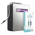 Authentic Tyent - Ultra Filter Replacement - Compatible with Edge-9000T Countertop Water Ionizer - High-Performance Filtration - Pure, Clean Drinking Water - Premium Carbon Block Filters - Made in USA