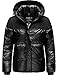 Produktbild Navahoo Damen Winterjacke Steppjacke Oversize Puffy Jacke mit Abnehmbarer Kapuze Sarafina Black Gr. M