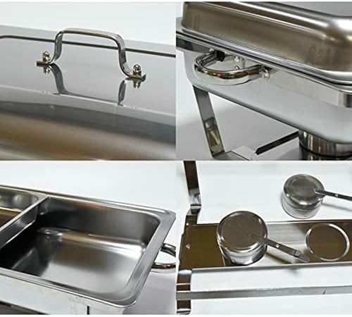 Chafing dish inox pour servir vos plats chauds sans électricité - 8