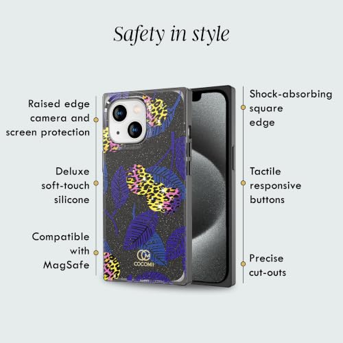 Image of COCOMII Rectangle for iPhone 15 Plus /14 Plus Case, Wild Cherry