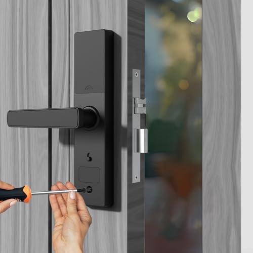 Serrure porte empreinte digitale avec ouverture par code et application