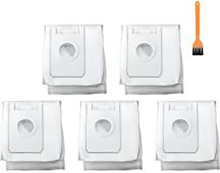 Ro-bot Vacuum Cleaner Dust Bag for Cec-otec Con-ga 2290 Ult-ra Home Vacuum Spare Kit (10x Dust Bag + 1x Cleaning Brush)