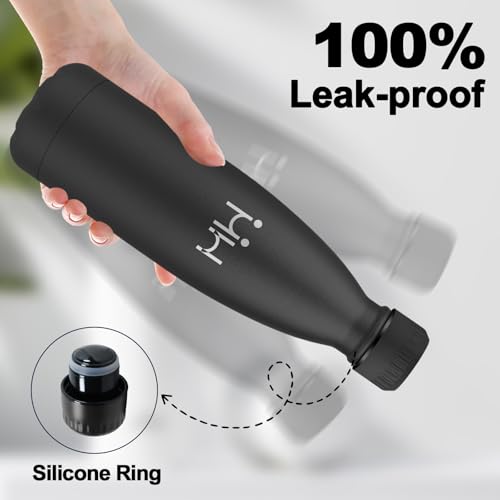 Miniatura 4 de Botella Agua Acero Inoxidable 750ml, Termo Agua sin BPA, Botella Termo Reutilizable, Cantimplora Termica con Doble Pared, Botella Termica para Oficina, Escuela, Yoga, Deporte, Senderismo, Aire Libre