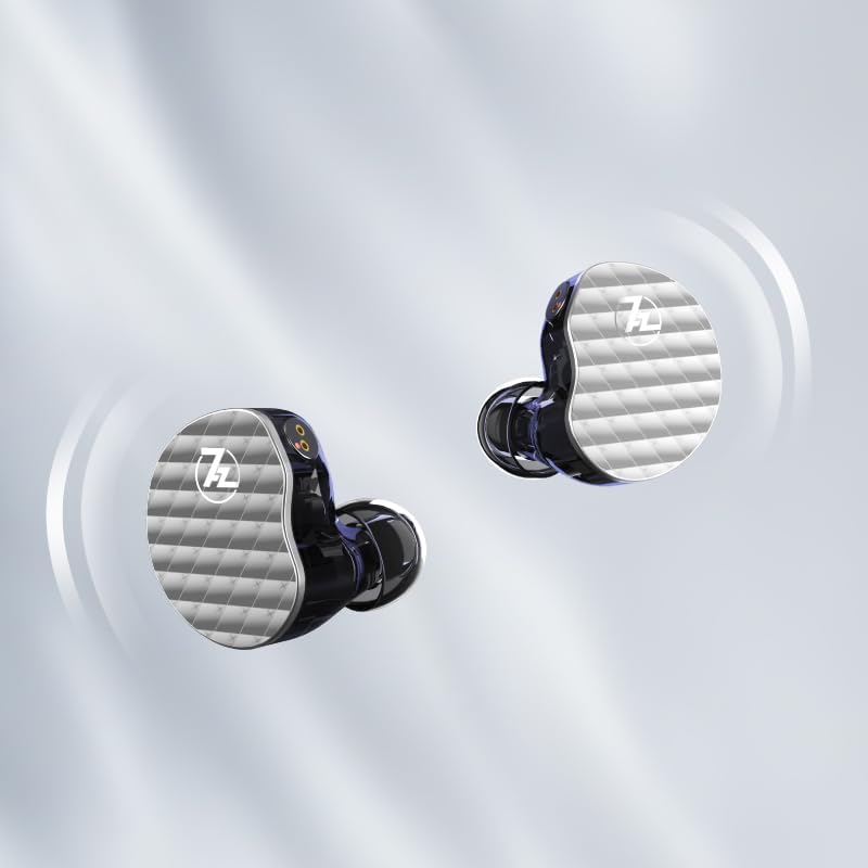 7HZ FIVE 10mm Dynamic in-Ear Headphone with 0.78 2Pin Detachable Cable (4.4mm plug), Black
