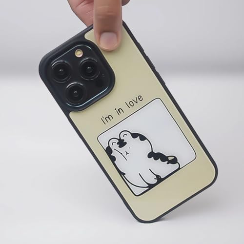 Image of PEEPERLY Back Cover Case for iPhone 13 Pro Max Scratch Resistant Anti-Slip TPU Shockproof Protective Durable Playful Feline Charming Case for Girls & Women(Pattern2)