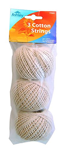3 Rolls of Cotton String Household / DIY/ Office / Garden 3 Rolls of Cotton String Household / DIY/ Office / Garden