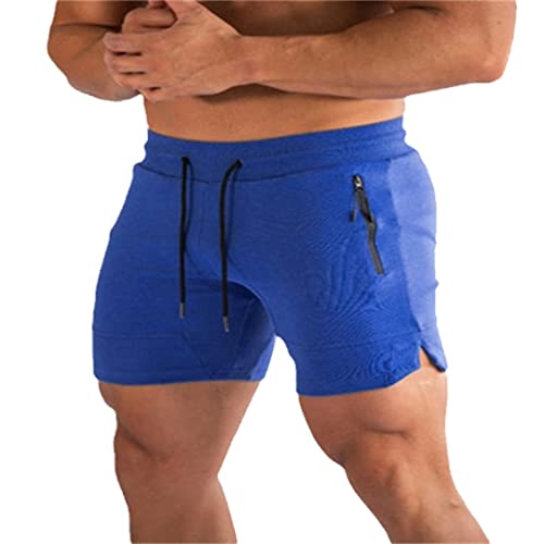 Short bleu homme avec poche zippée AXEBHPED taille XL confortable