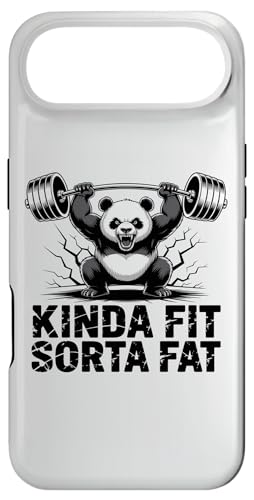 Kinda Fit Sorta Fat Funny Panda W tBbglX EGCgteBO X}zP[X iPhone Air p