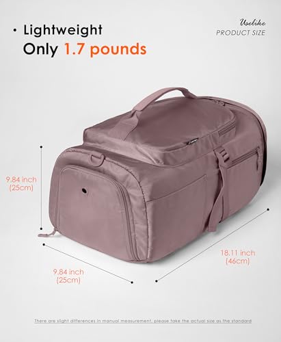 Image of Gym Bag for Women with Shoe Compartment and Wet Pocket Convertible Gym Backpack workout Duffel Bag Multiple Pockets 30L, Purple Ash, 30L, Modern