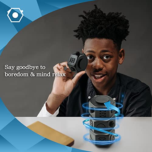 Wtycd Fidget Spinners Cube,6 Side Fidget Functions With Spinner Cool Hexagon Fidget Toys For Boys Girls Adults To Relieve Stress #TOP4