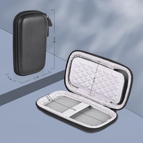 STUKCAZE Capa de disco rígido externo para Sandisk estojo portátil para discos rígidos EVA SSD 1TB 2