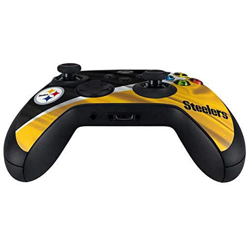 Skinit Decal Gaming Skin Compatible with Xbox Series X Controller - Officially Licensed NFL Pittsburgh Steelers Design