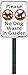 Small Discreet Please No Waste In Garden Sign and 1ft Steel Post Mounted To Place In Your Lawn Or Garden