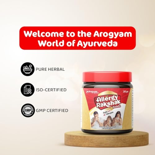 AROGYAM AYURVEDA Allergy Rakshak Avaleha, Ayurvedic Immunity Booster, (Pack of 2-400gm) - Image 4