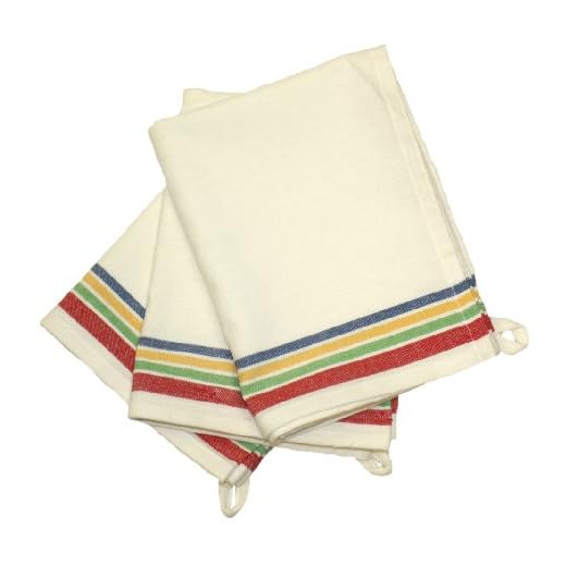 27+ Charming Small Cottage Kitchen Ideas You’ll Love 5 Aunt Martha's 18-Inch by 28-Inch Package of 3 Vintage Dish Towels,Cotton, Multi Striped, MultiStripe