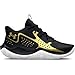 Under Armour UA Jet '23, Scarpa da Basket Unisex - Adulto, Black Metallic Gold...