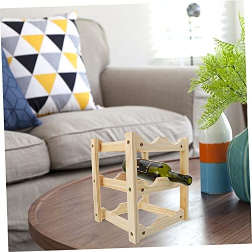 Soporte Simple de Madera para Botellas de Vino miniatura 4