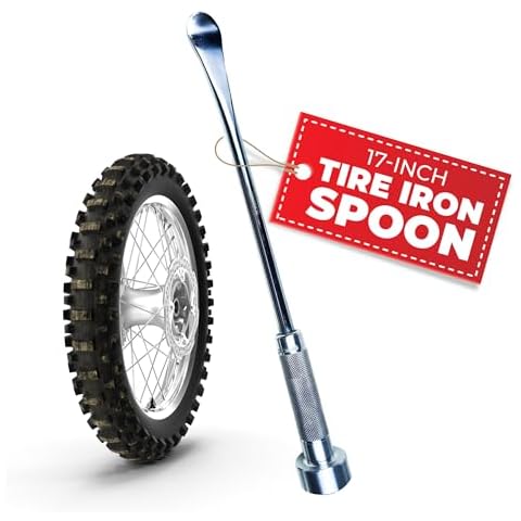BAJA NO PINCH Tire Iron Spoon - Spoon Tool for Dirt Bike, Enduro & Motocross Tire Changer Lever & Repair Tool Kit, Wheel Tire Removal Tools with Dura-Grip, (17-Inch Trail Kit) Cover