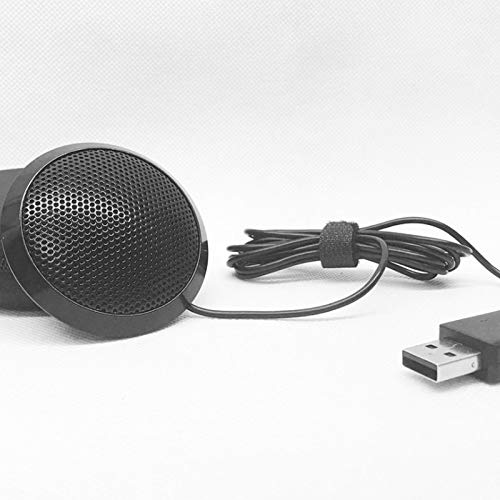 Microphone PC USB omnidirectionnel 360° noir haute sensibilité pour visioconférence - 6
