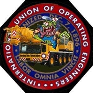 Set of 3-3 Pack - Hard Hat Stickers, Union Operator Sticker