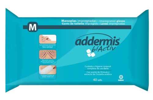 Indas Manoplas Impregnadas 'addermis biActiv' - 40 unidades
