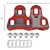 Wellgo Road Bike Pedals and Cleats Compatible with Look Keo