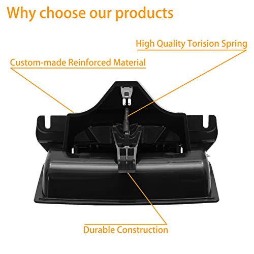 Center Console Latch, Plate Armrest Lid Lock, Compatible With 2014 2015 2016 2017 2018 2019 2020 Chevy Silverado Suburban Tahoe | Gmc Sierra Yukon Replace# 22792217 22861304 Center Console Cover Lock #TOP3