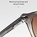 ZHZJQE Sunglasses Polarized Women Frame Acetate Sun Glasses Men Outdoor Shades Grey Brown