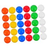FIXOSHEE 30 Piezas Bolas de Lotería Esféricas de PVC Reutilizables para Sorteos de Fiesta para Entretenimiento y Actividades Recreativas