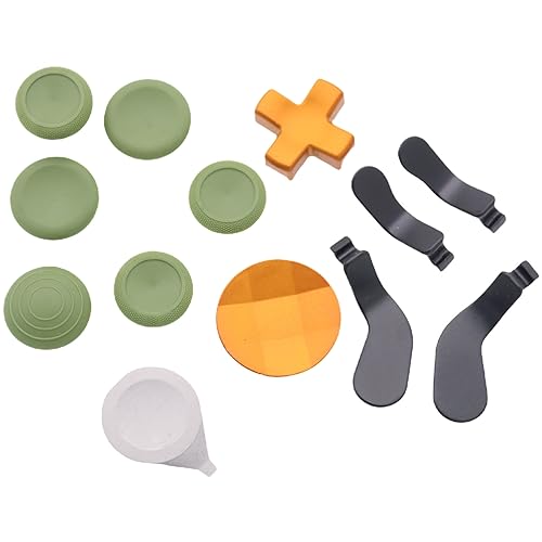 Image of Deal4GO Interchangeable Analog Thumbsticks + D-Pads Paddles Adjustment Tool Pack kit Replacement for Xbox Elite Series 2 Controller Limited Edition - Green