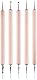 5 Stück Dotting Pen Nail Art Dotting Tools, Dotting Tools Set, Nail Design Marbleizing Werkzeug Pen, für Nagelkunst, Prägemuster