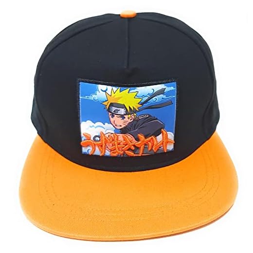 NEW IMPORT Naruto Shippuden Gorra 3D Bordada | Gorra Naruto Shippuden Tipo Visera Plana | Gorra Naruto 56-58 cm Ajustable