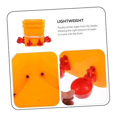 Distributeur eau pour poulets canards cailles avec système automatique étanche