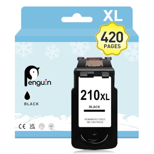 Penguin 210XL Black Ink Cartridge for Canon Pixma 210 Black Ink High Yield