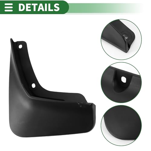 Image of Motoforti Mud Flaps Splash Guards Mud Guards for Lincoln Nautilus 2023-2024 W /Mount Accessories
