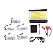 Produktbild Foxom 5 Stück 3.7V 500mAh Lipo AKKU + 5 in 1 Ladegerät + 1 x AKKU Explosionssichere Feuerbeständige Sicherheit Tasche für Drohne WLtoys V929/V949/V959/V969/V979/V989/V999/V977/V966/V930