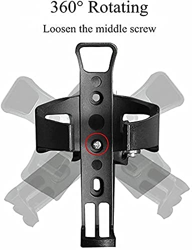 Image of ShreNik Cycle Bottle Holder for Bicycle Water Bottle Cage Holder Bracket with Adjustable Clamp MTB Bikes