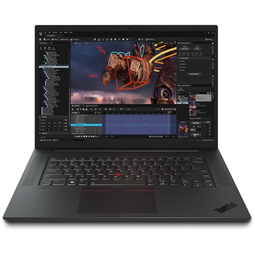 Image of Lenovo ThinkPad P1 Gen 6 Laptop 2024 16 inch WUXGA Intel Core i7-13800H 14-core, NVIDIA RTX 2000 Ada, 24GB DDR5, 1TB SSD, Backlit Keyboard, Thunderbolt 4, Fingerprint, Wi-Fi 6E, Windows 10 Pro