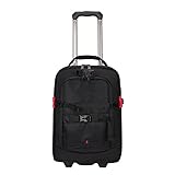 ZGYDNM Trolley case Camera bag Waterproof professional DSLR camera Carry-on case Video Photos Digital camera trolley case pulley (Color : LARGE)