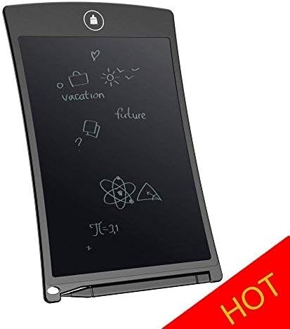 LCD Writing Tablet, Amersin 8.5-Inch Durable Writing Board Electronic Writing Board Digital Drawing Board Graphic Drawing Tablet for Kids and Adults at Home, School and Work Office (8.5"-Black)