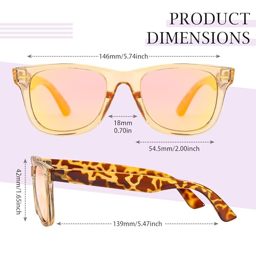 Image of SIPHEW Polarized Sunglasses for Women & Men - UV400 Mirrored Eyewear | Designer Unisex Fashion Sun Glasses w /Medium Fit,Suitable for Any Face Shape,Beach,Everyday Wear