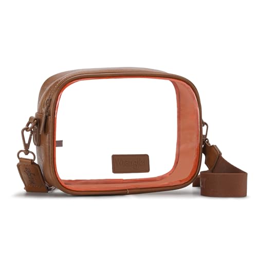 Montana West X Wrangler Clear Bag for Stadium Events Crossbody Purse for Concerts, Sports