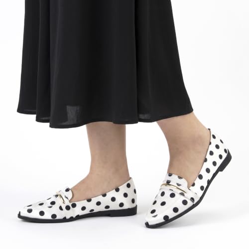 Image of Pointy Toe Penny Loafers for Women Dress Office Work Flats Shoes